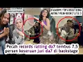 PECAH RECORD RATTING DA7 TEMBUS 7,5 PERSEN DAN INI KESERUAN JURI DA7 DI BACKSTAGE