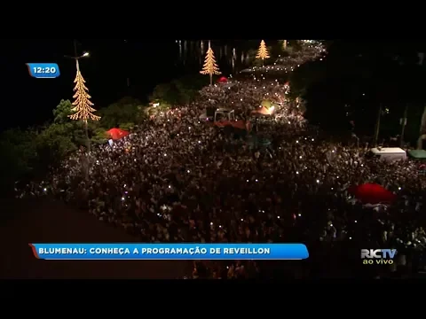 Conheça a programação de Reveillon em Blumenau