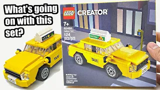 Strange LEGO Creator Yellow Taxi review! 2021 set 404268!