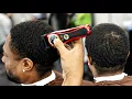FULL LENGTH HAIRCUT TUTORIAL HIGH LOW TAPER 360 WAVES