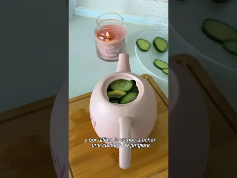 JUGO de JENGIBRE, LIMÓN y PEPINO para ADELGAZAR RÁPIDO y quemar grasa  #jugonatural #comoadelgazar