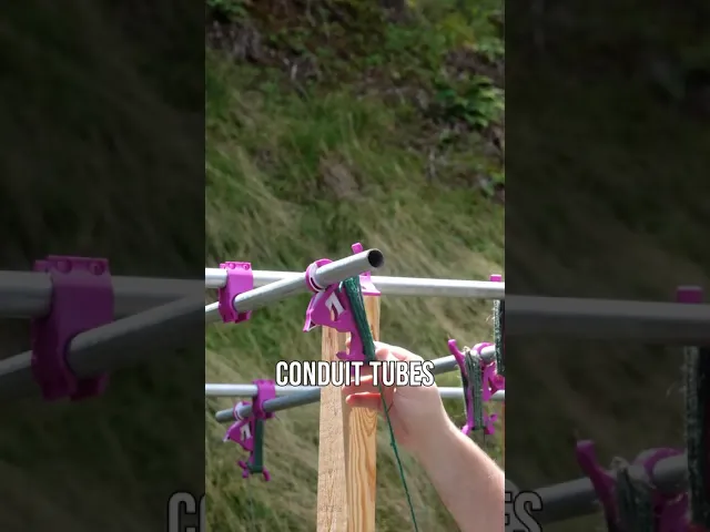 ULTIMATE TRELLIS - 3D printed accessories for 3/4in consduit trellis system. video thumbnail