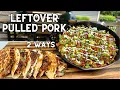 2 awesome recipes for leftover pulled pork