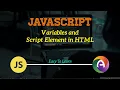 PHP Module 2 JavaScript Part 2 JavaScript Variables and Include Script Element in HTML Page
