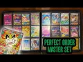 Pokemon Perfect Order Complete Master Set - 203 Cards Extras