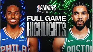 76ERS at CELTICS FULL GAME 1 HIGHLIGHTS April 19 2026