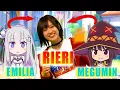 Download Lagu Rieri talks about how she voices Emilia and Megumin when they talk to each other | KonoSuba Live