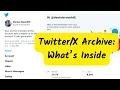 Data Export Archive What s Inside