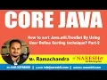 Core Java Tutorials How to sort Java util TreeSet By Using User Define Sorting technique Part-2