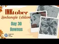 Inktober Day 30 Bownus Tangle Easy Zentangle Bow Pattern Tutorial