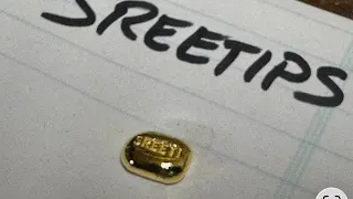 24k Pure Gold Bar sreetips