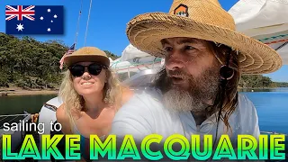 Sailing Lake Macquarie in New South Wales; The Largest Coastal Lake in The Southern Hemisphere