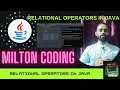 Relational Operators Example in Java Hindi Java Relational Operators