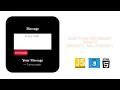 JAVASCRIPT project Pass the message HTML CSS JS