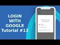 IONIC GOOGLE LOGIN FOR MOBILE APP
