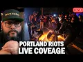 Download Lagu Portland RIOTS: Live Coverage ANTIFA ANTI-ICE RIOTS