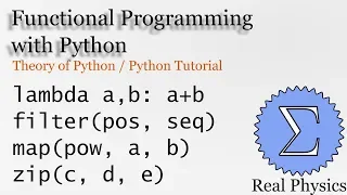 Functional Programming Theory of Python Python Tutorial