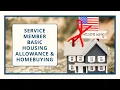 Using Military Basic Allowance for Housing BAH for Mortgage Payments