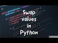One line code to swap values in python
