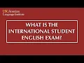 What is the ALI International Student English Exam at USC