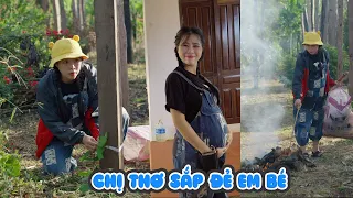 Bà Bầu Hồng Thơ Đu Trend Chụp Hình Trạm Tỉ