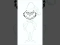 Drawing the Grinch
