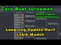 CARA BUAT BRACKET TURNAMEN MOBILE LEGENDS 2022 DI CHALLONGE Update Hasil Pertandingan Lebih Mudah