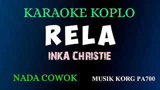 Download RELA - INKA CHRISTIE || KARAOKE DANGDUT KOPLO NADA COWOK MP3