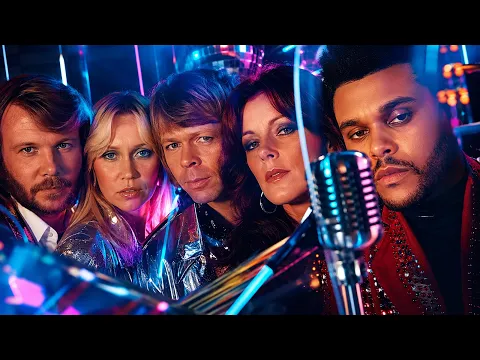 ABBA & The Weeknd | Sterne 🎵 Retro Synthwave Disco Crossover Mix 2026