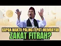 Lagu KAPAN WAKTU PALING TEPAT MEMBAYAR ZAKAT FITRAH? USTADZ ABDUL SOMAD MENJAWAB