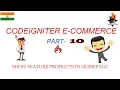 codeigniter ecommerce part-10