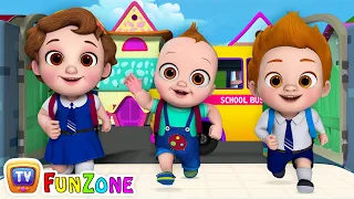 Yes Yes Back from School Song - ChuChu TV Funzone Nursery Rhymes \u0026 Toddler Videos