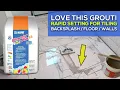 MAPEI Ultracolor Plus Grout Review How to Grout Floor Wall Tiles Mini Guide