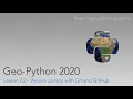 Geo-Python 2020 Lesson 2 2 - Version control with Git and GitHub