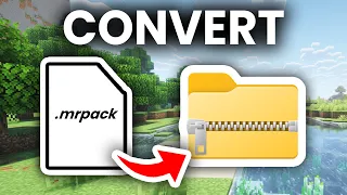 How To Convert mrpack to ZIP File - Use In Minecraft Java