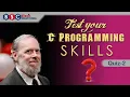 C Programming Quiz - Quiz-2