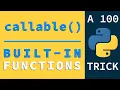 Check If an Object is Callable Python Built-in Functions