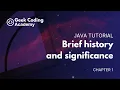 Chapter 1 Java Brief History and Significance Java tutorial Geek Coding Academy