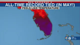 Key West shatters heat index record by 17 degrees