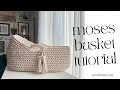 DIY Moses Basket crochet tutorial