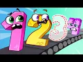 Download Lagu One, Two, Three! Number Song For Kids! | Learn To Count With Slime Sam 🌟