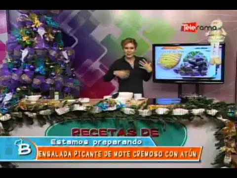 Ensalada picante de mote cremoso con atún