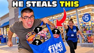 Daddy Temper Tantrum STEALS 60 Dumplings From Five Below! [Original]