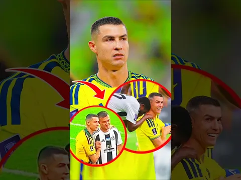 شاهد تواضع كريستيانو رونالدو مع لاعب الخصم 😍🔥 اخلاق رونالدو و لاعب نيفيتشي 2026 #ronaldo #cr7