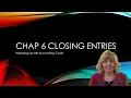 Chapter 6 Closing Entries