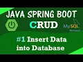 SPRING BOOT How to insert store data into MySQL database with REST API in Java Spring Boot