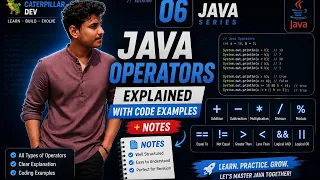 MASTER JAVA OPERATORS IN ONE Complete Beginner Guide with NOTES No one will tell you