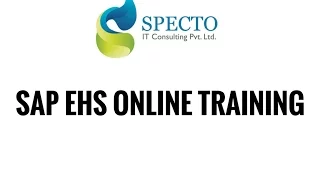 sap ehs online training SAP Environment Health Safety Online Training
