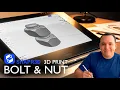 Bolt Nut for 3D Printing in Shapr3D