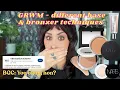 Chatty GRWM - different base and bronzer techniques and BEAUTY GURU CHATTER r u ok